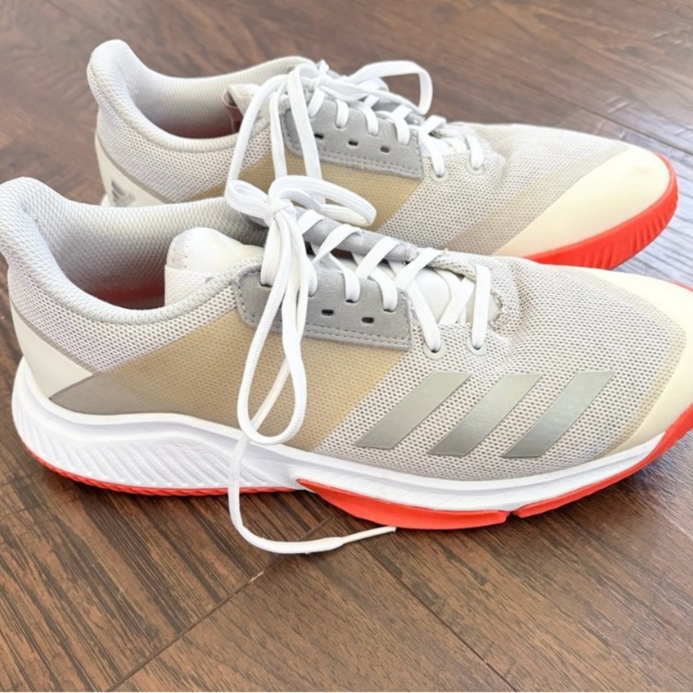 Adidas Coral and Grey CRAZYFLGHT Volleyball Shoes!